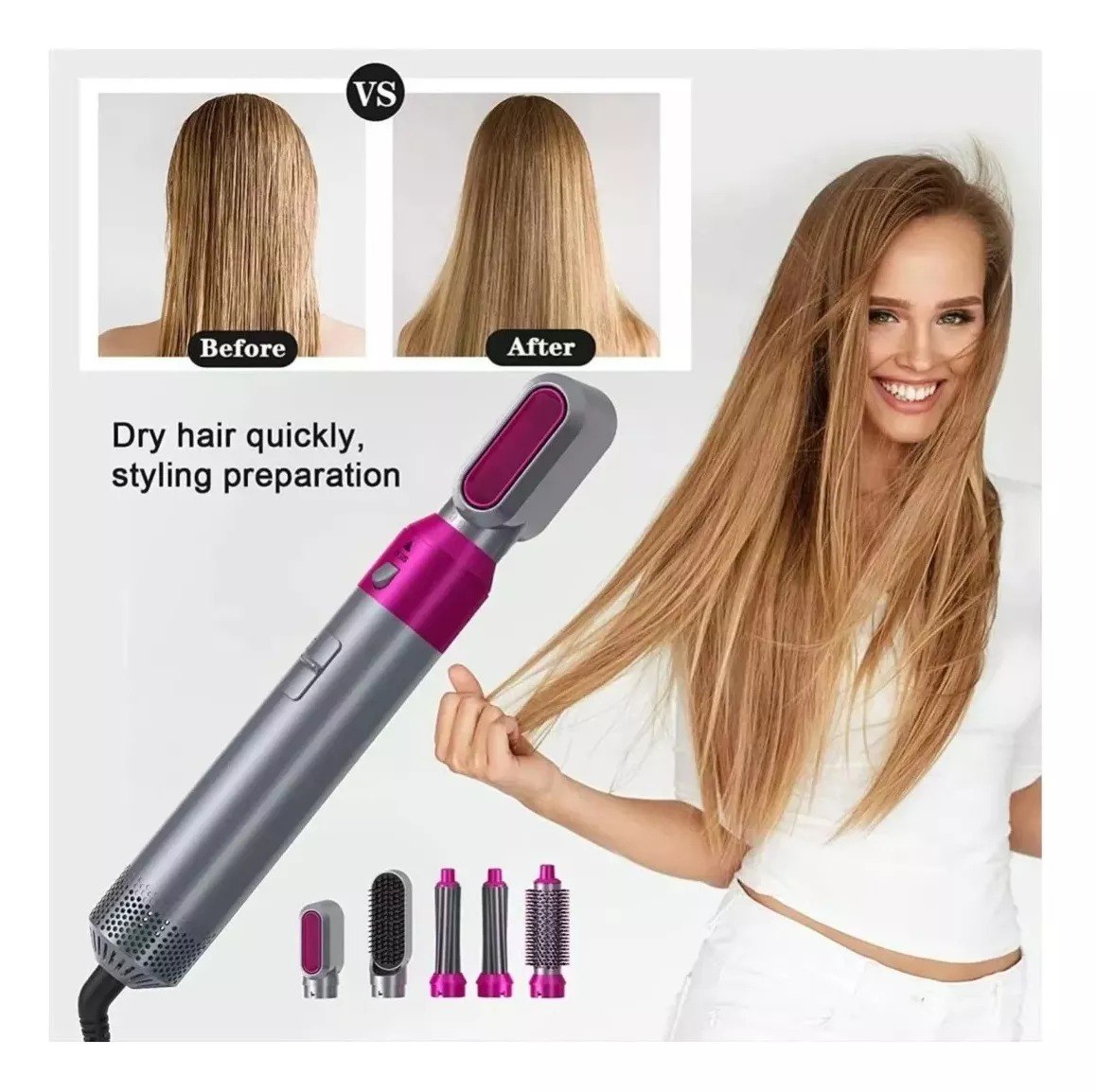 Cepillo secador 5 en 1