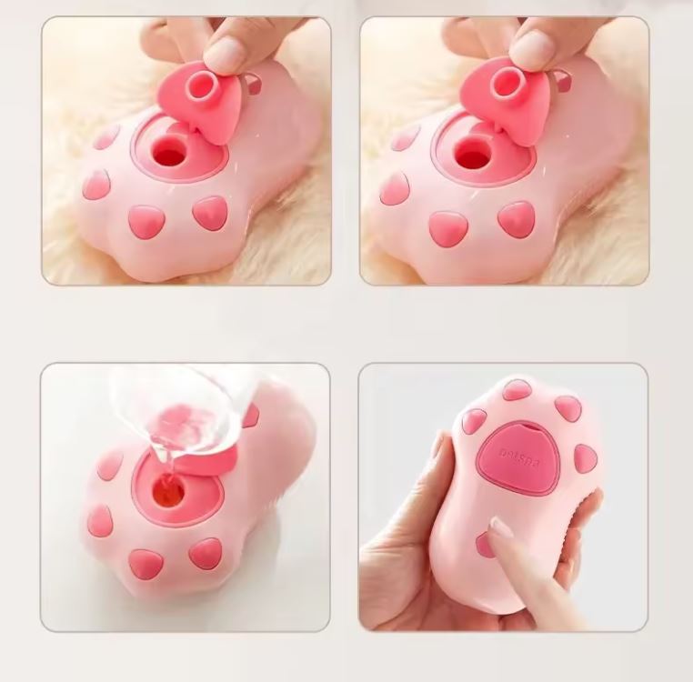 Cepillo para mascota con vapor