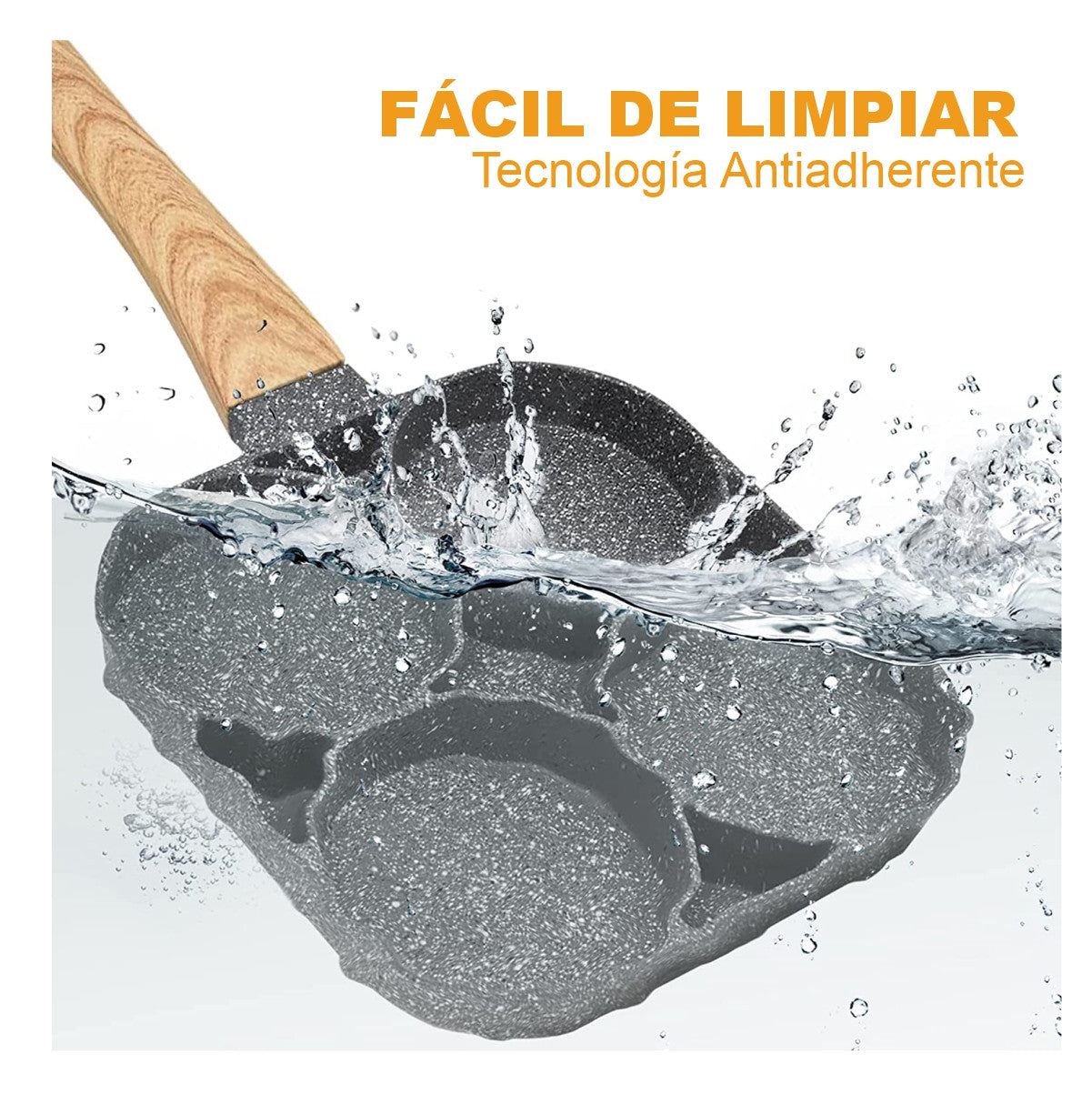 Sartén cuatro elementos