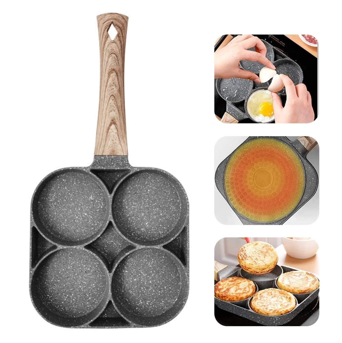 Sartén cuatro elementos