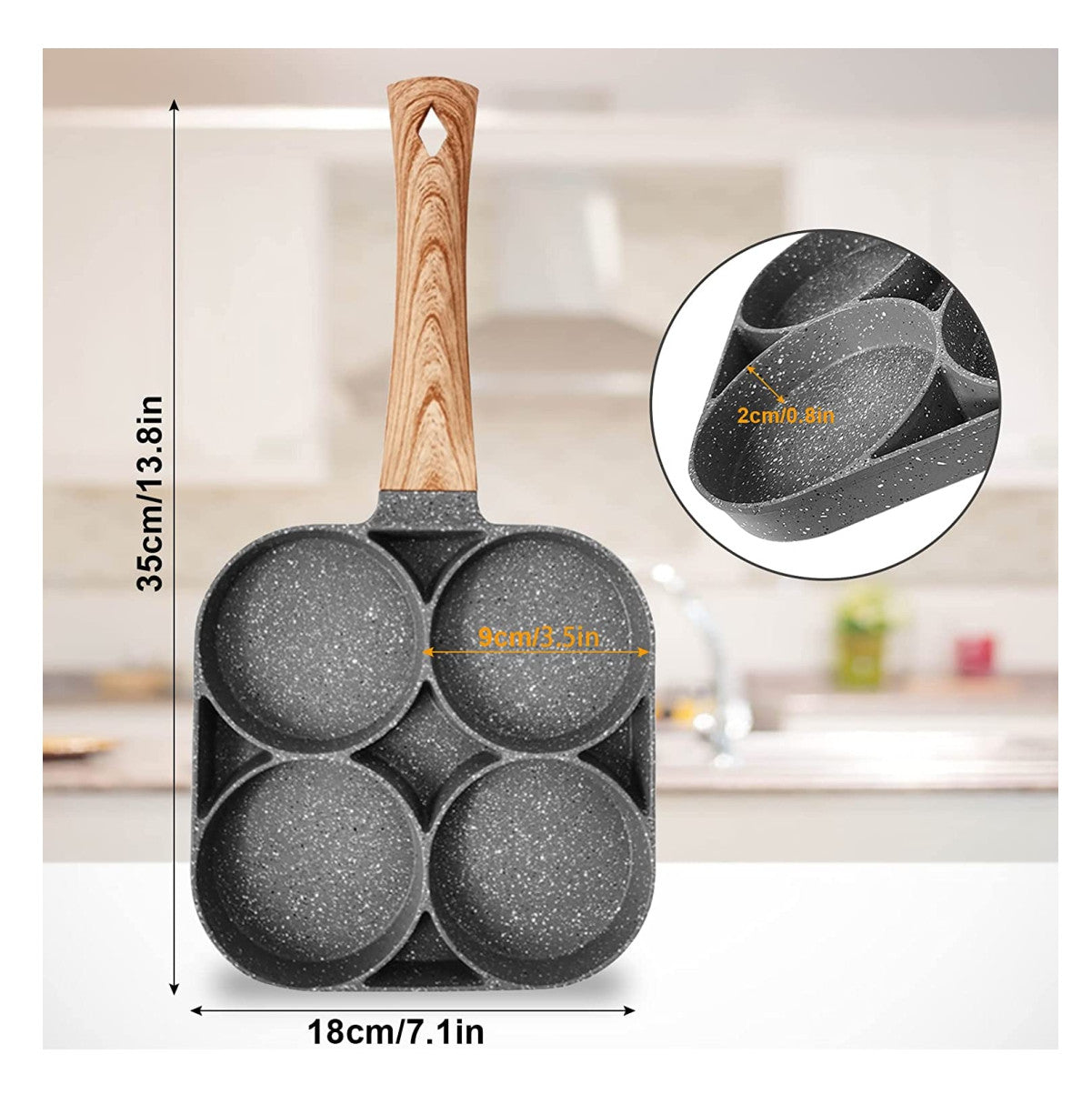 Sartén cuatro elementos