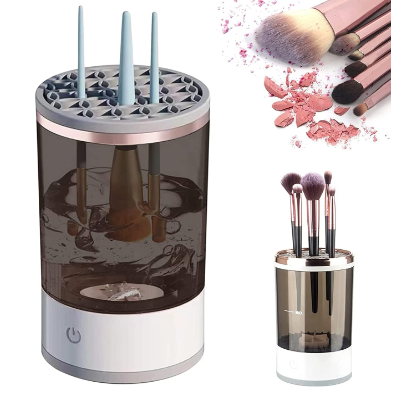 Limpiador brochas de maquillaje automatico