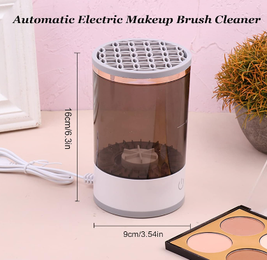 Limpiador brochas de maquillaje automatico