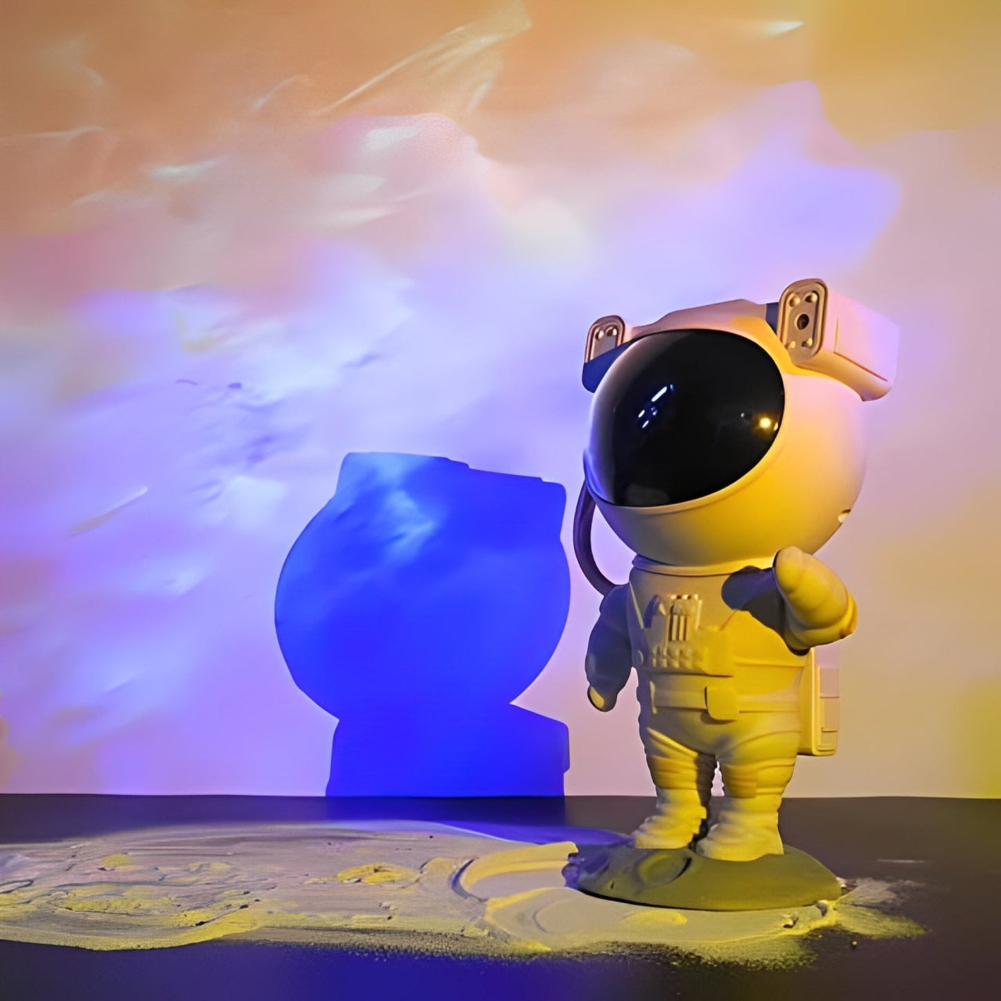 Lampara proyector astronauta grande