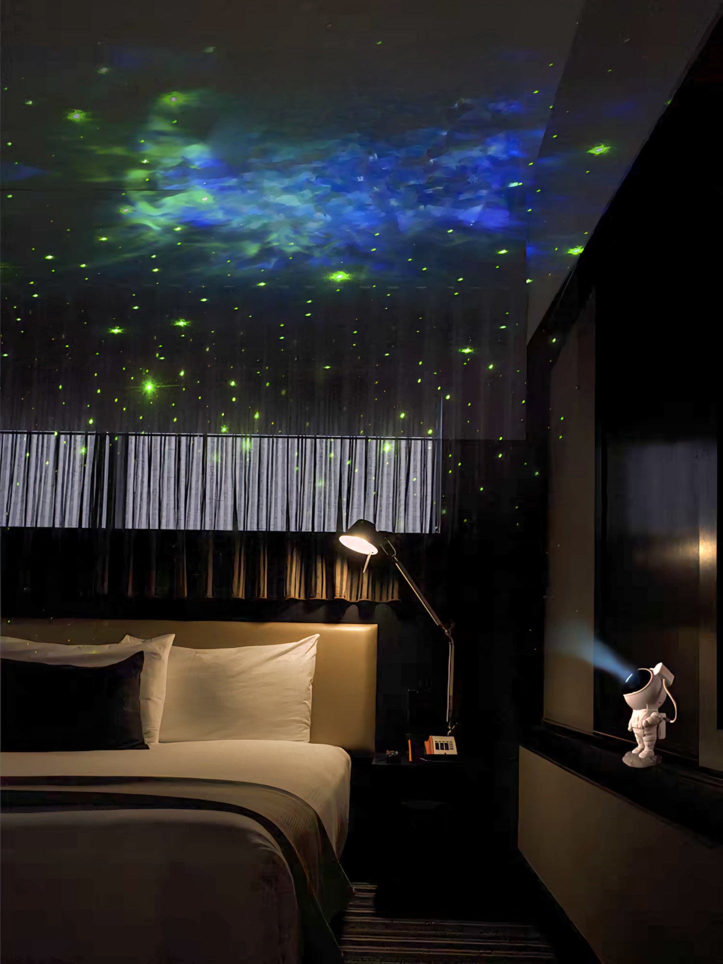 Lampara proyector astronauta grande